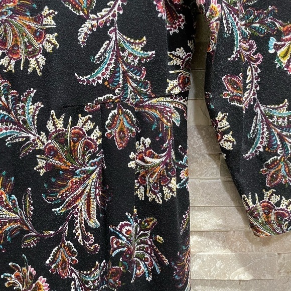 J Jill Wearever Collection Floral Tunic Dress - Picture 4 of 10